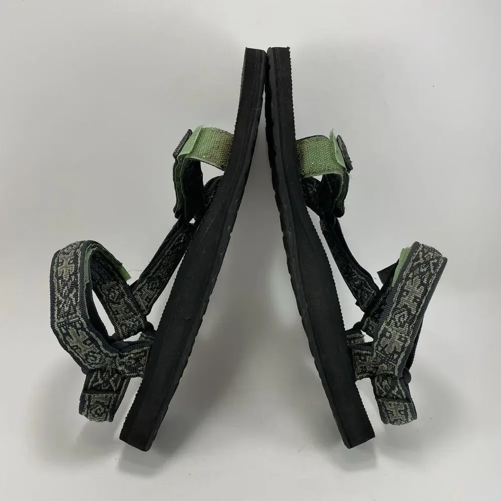Teva Original Universal Sandals Mens Size 11 Strappy Green Trail Water Hiking